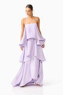 SUMMER NEW WOMEN'S ADJUSTABLE SLIP DRESS, SOLID COLOR ELEGANT LARGE SWING RUFFLE DESIGN, SATIN SLIP VACATION STYLE DRESS